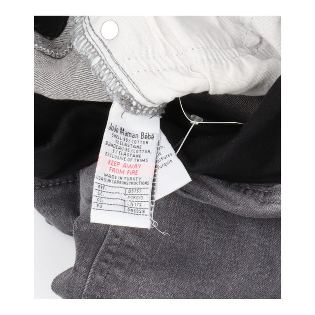 Jeans Grey Cotton Stretch Over-Bump Maternity Skin