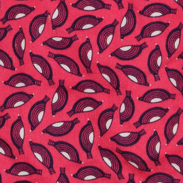 Skirt red with pattern