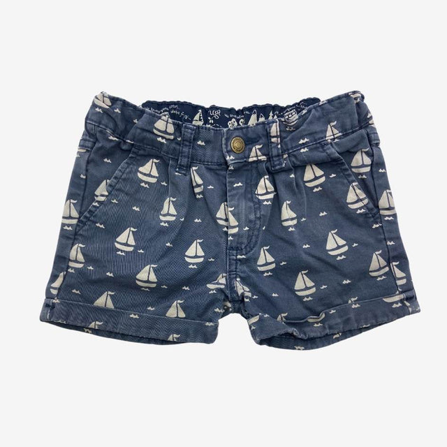 Blue Sail Boat Shorts