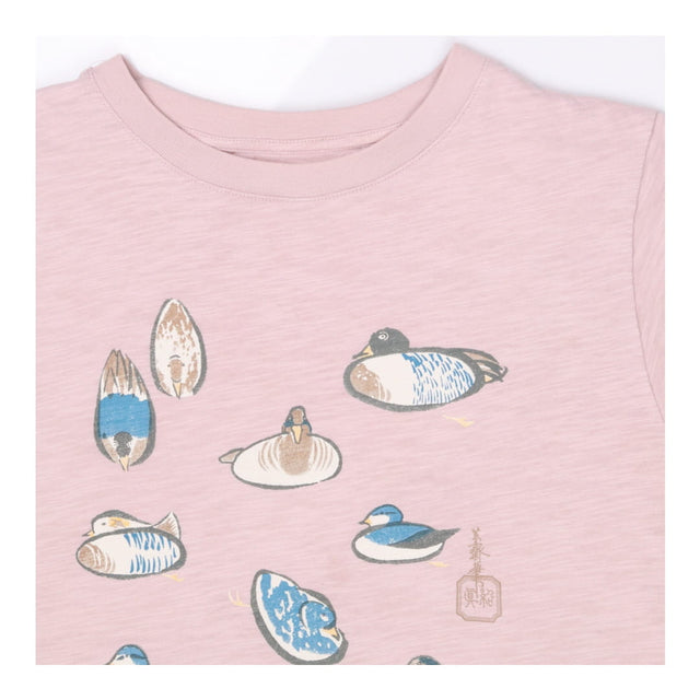 Uniqlo Box Tee – Pink Mallards