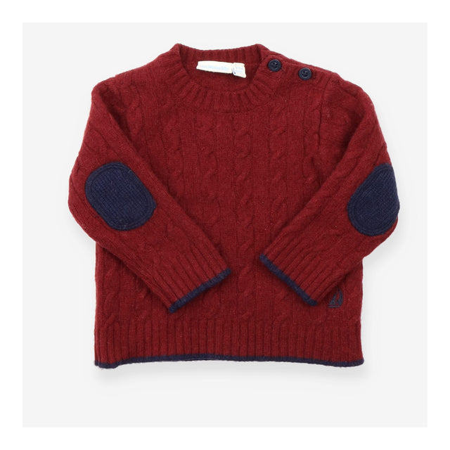 Burgundy Knit Jumper