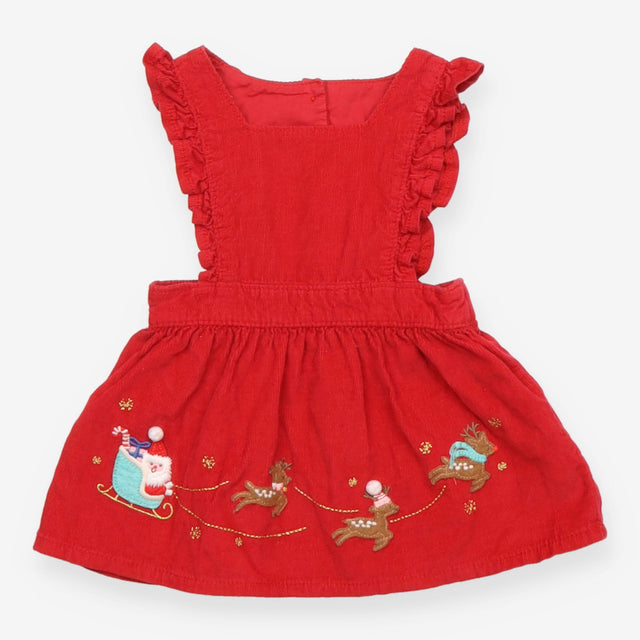 Pinafore Red Cord Santa's Sleigh