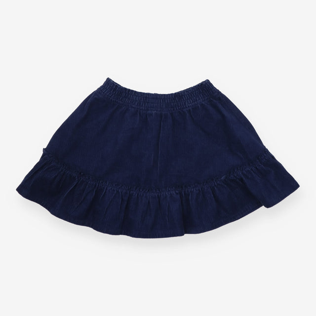 Skirt cord navy ruffle