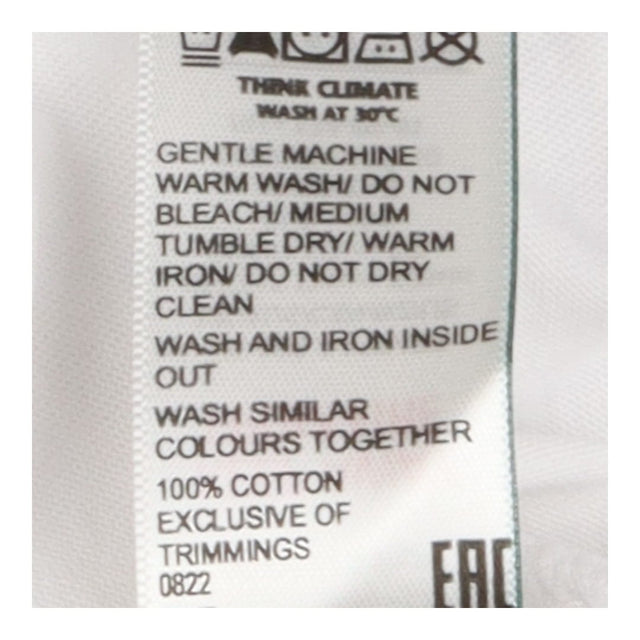 Tee short sleeve plain white