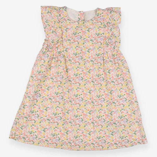 Dress Floral Frill Shoulders