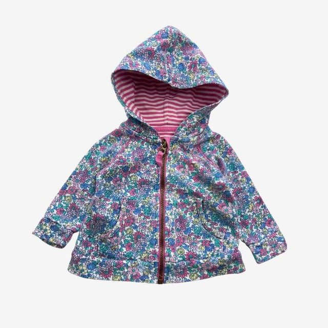 Floral ZipUp Hoodie