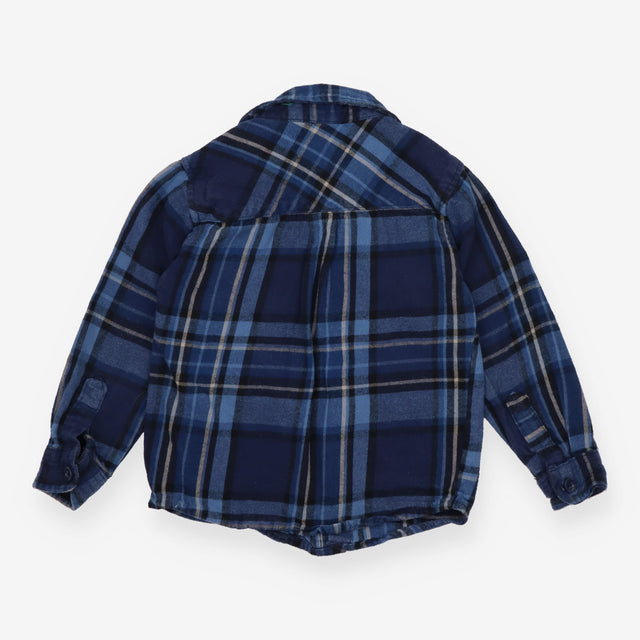 Blue checked shirt