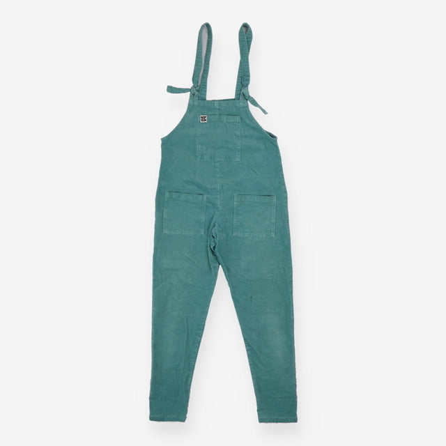 Lucy & Yak Turquoise Organic Corduroy Dungarees Te