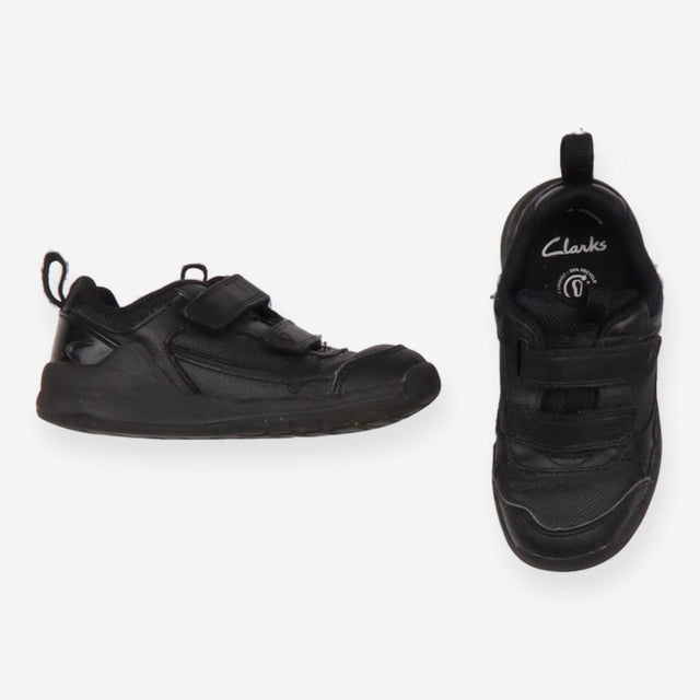 Black velcro school shoes