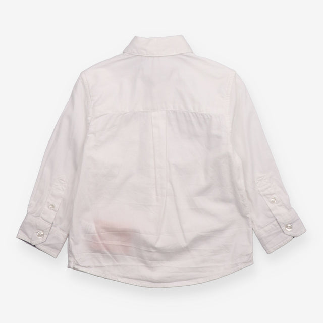 Shirt white Heirloom blue collar lining
