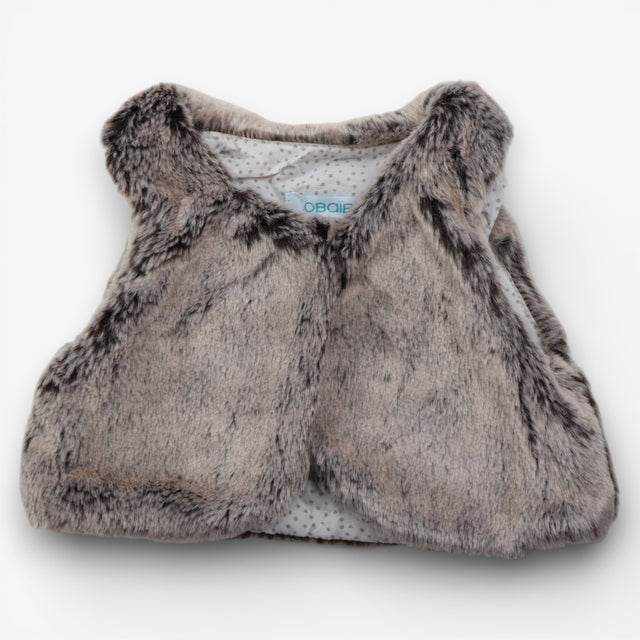 Gilet brown fur