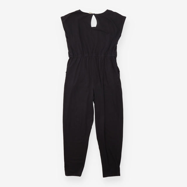 Jumpsuit organic maternity nursing tie waist