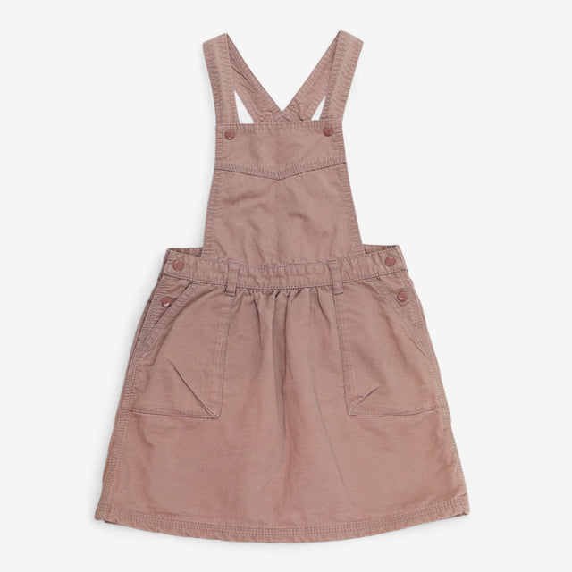 Dress Pinafore Dusty Pink with Pockets