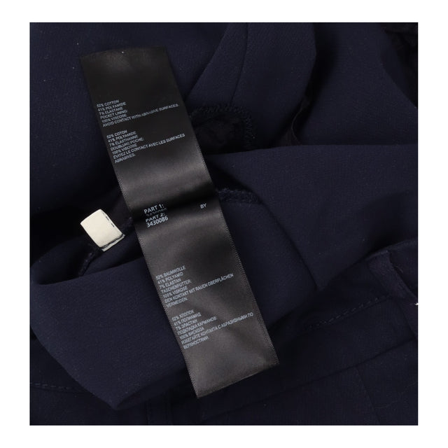 Trousers Navy Tailored Tapered Leg