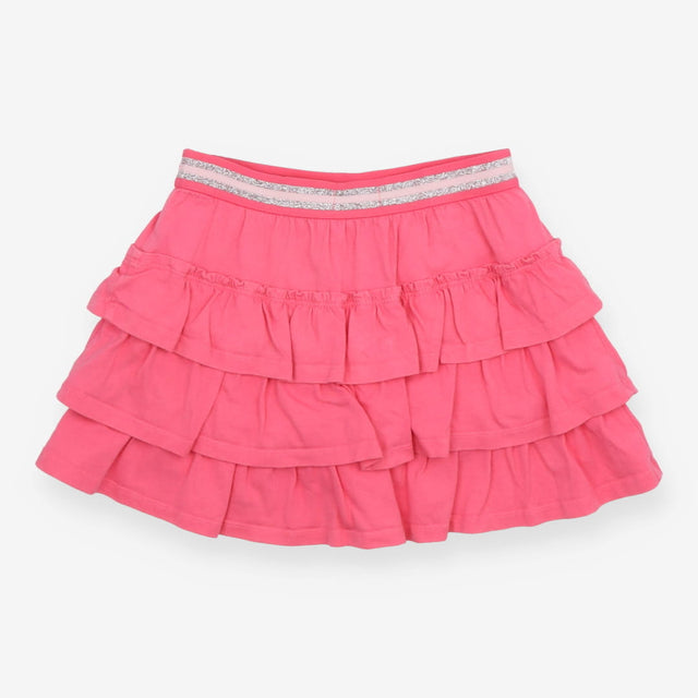 Skort jersey pink glitter sliver waistband