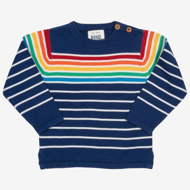 Retro rainbow jumper