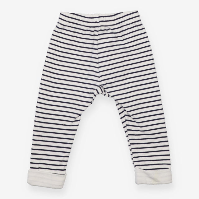 Leggings Blue Striped with Drawstring