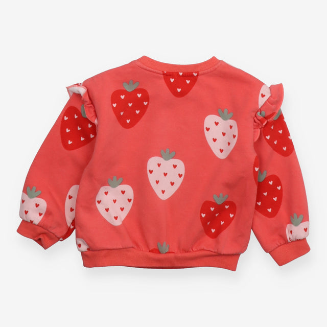 Pink Strawberries Sweater