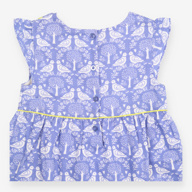 Blue Birds Dress and Bloomers