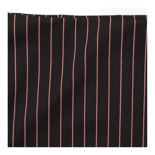 Skirt Pinstripe Stretch Pull On Pencil Black