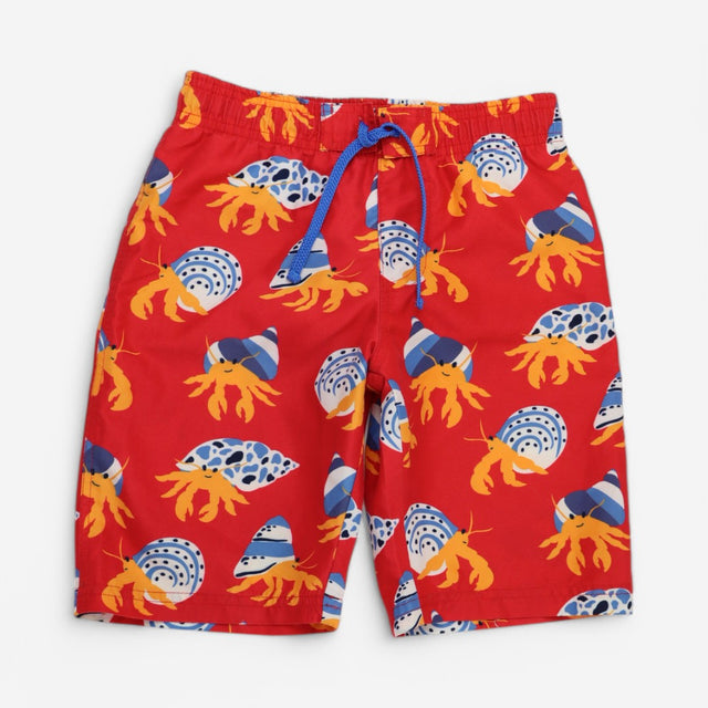 Red Crabby Swim Shorts