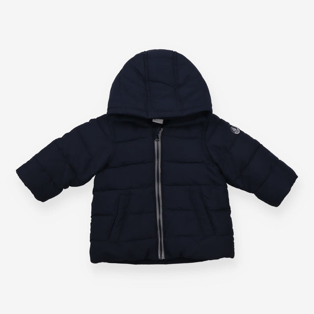 Navy puffer coat
