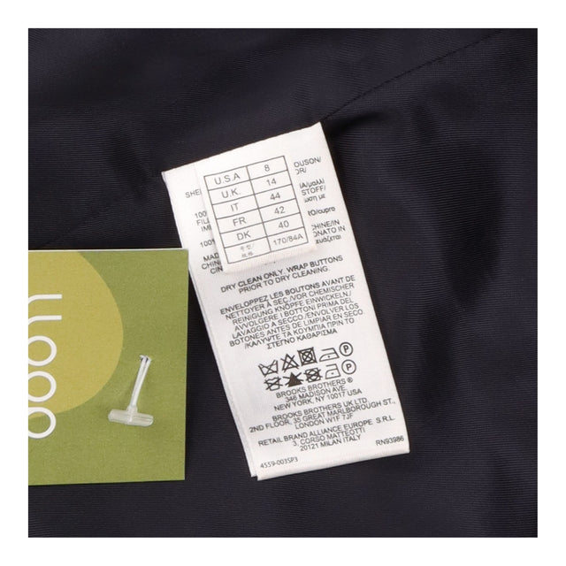 Navy 100% Italian Wool Classic Fit Blazer