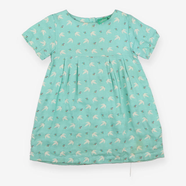 Green Birds Dress
