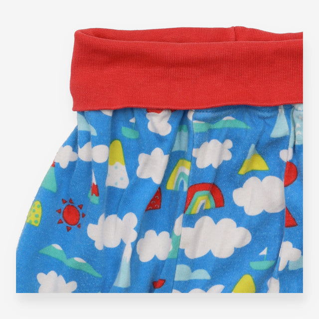 Parsnip pants blue mountains cloud rainbow
