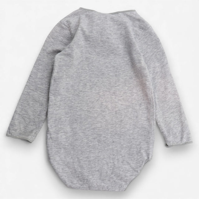 Grey Long Sleeve Bodysuit Skating Cacatua