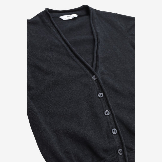 School Cardigan Grey