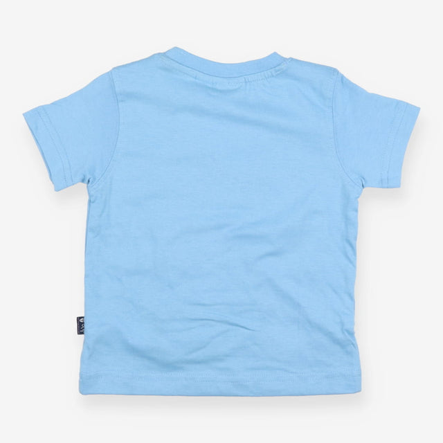 T-Shirt Blue Applique Zebra with Sunnies