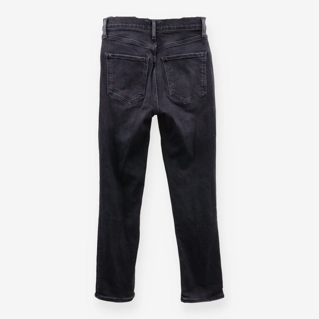 AGOLDE Riley High Rise Straight Crop Stretch Jeans