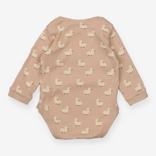 Bodysuit cream with ducks