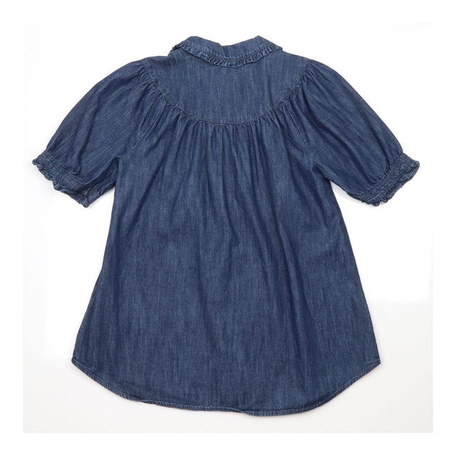Denim Shirt Peter Pan Collar