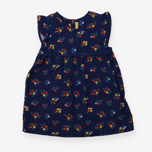 Pinafore navy floral