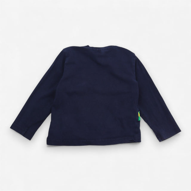 T-Shirt Navy Long Sleeve Dinosaur Facts