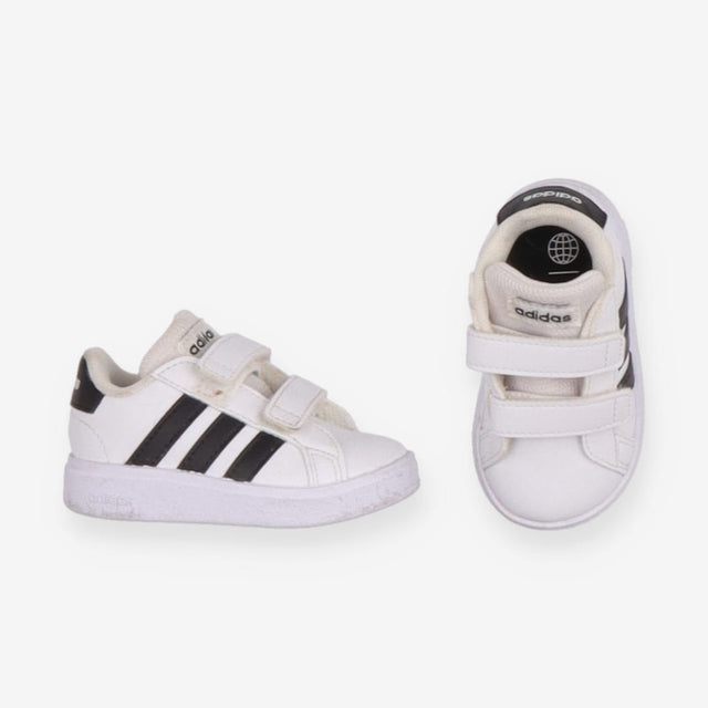 White Velcro Trainers Adidas