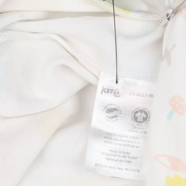 White Woodland Animals Sleepsuit