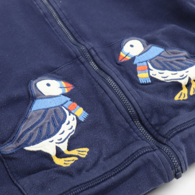 Hoody Reversable Blue Puffin