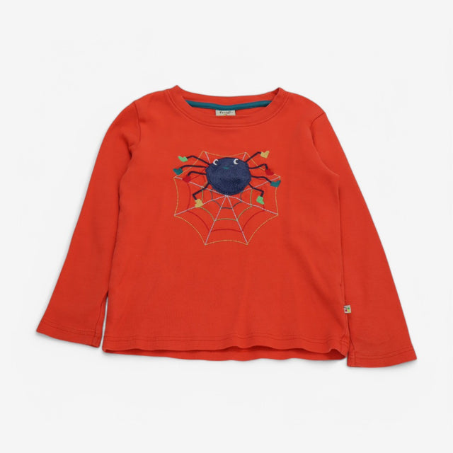 Tee LS Orange Spider
