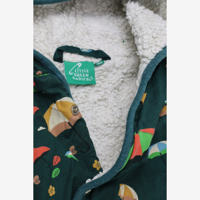 Pramsuit green fleecelined umbrellas