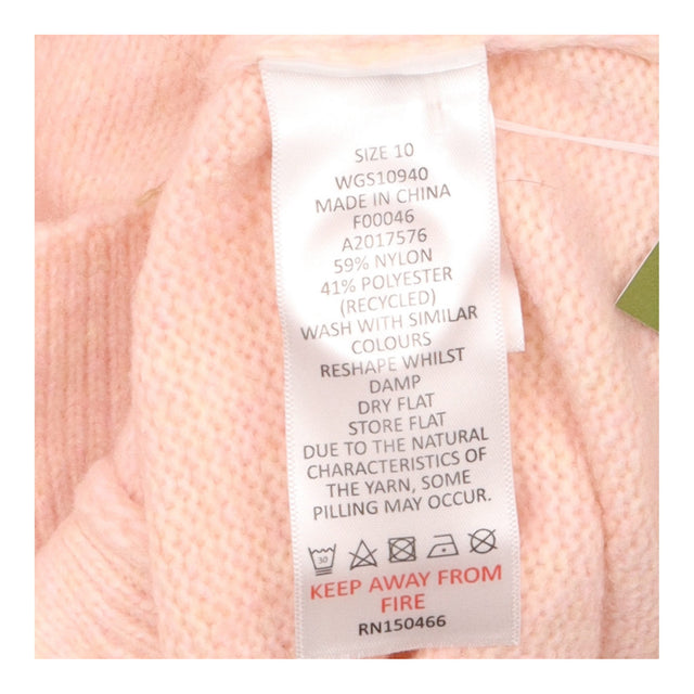 Soft Knit V-Neck Button Front Cardigan Pale Pink