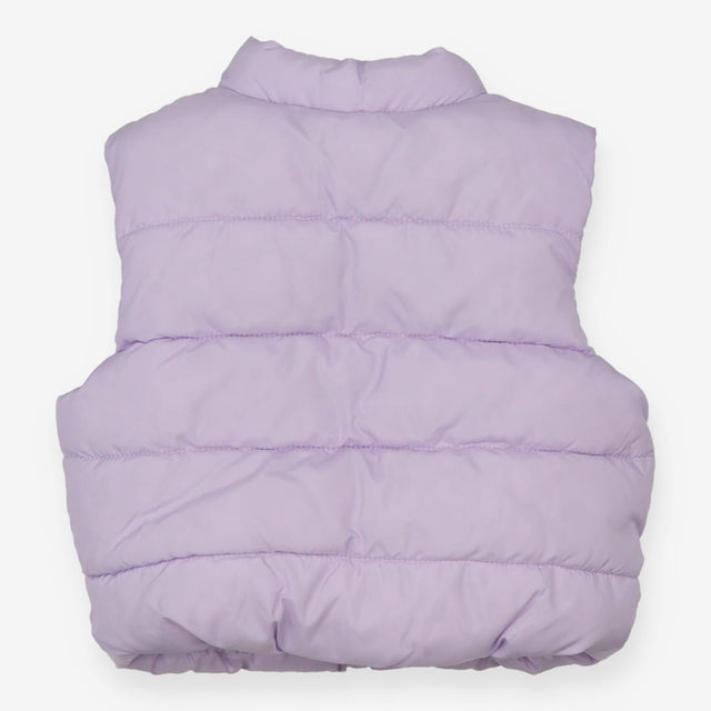 Purple gilet fleece lined