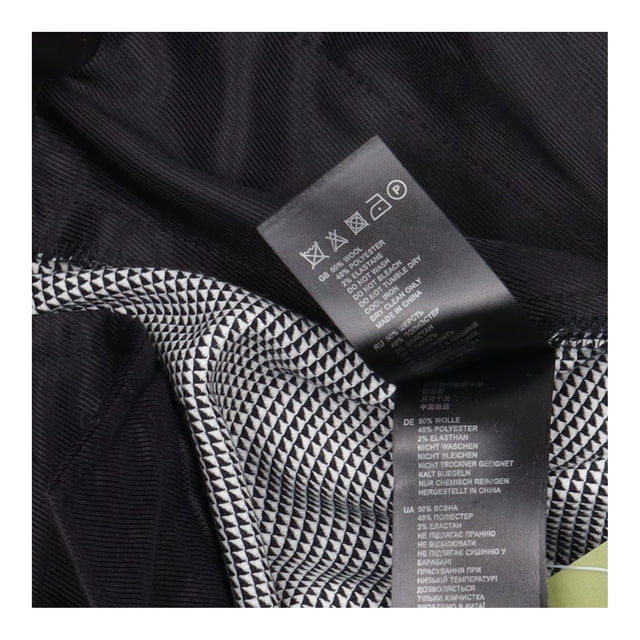 Reiss Black White Micro Check Tailored Trousers