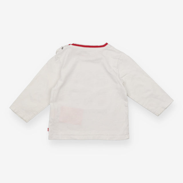 White long sleeve t-shirt happy friends