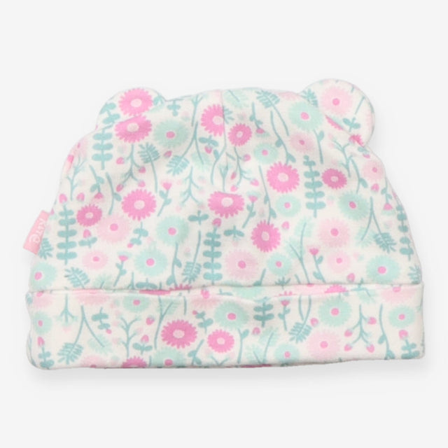 Beanie jersey white long stem flowers