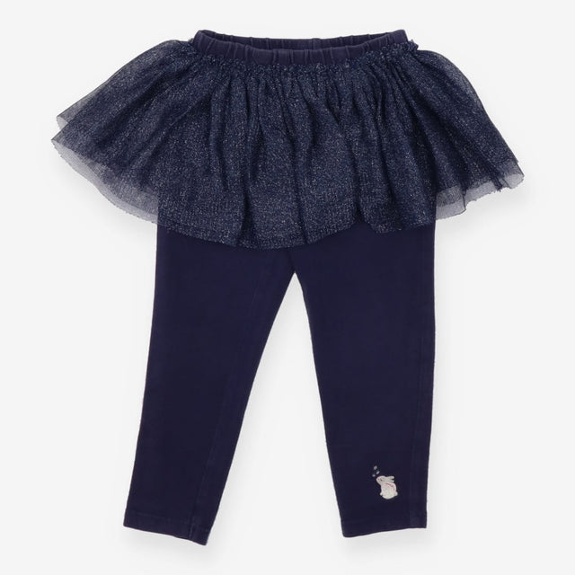 Leggings Navy with Sparkle Skirt