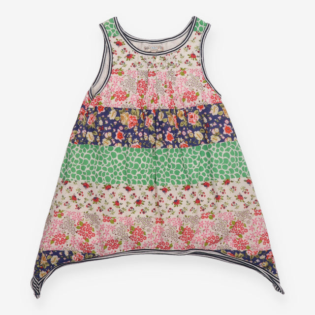 Multi pattern vest top