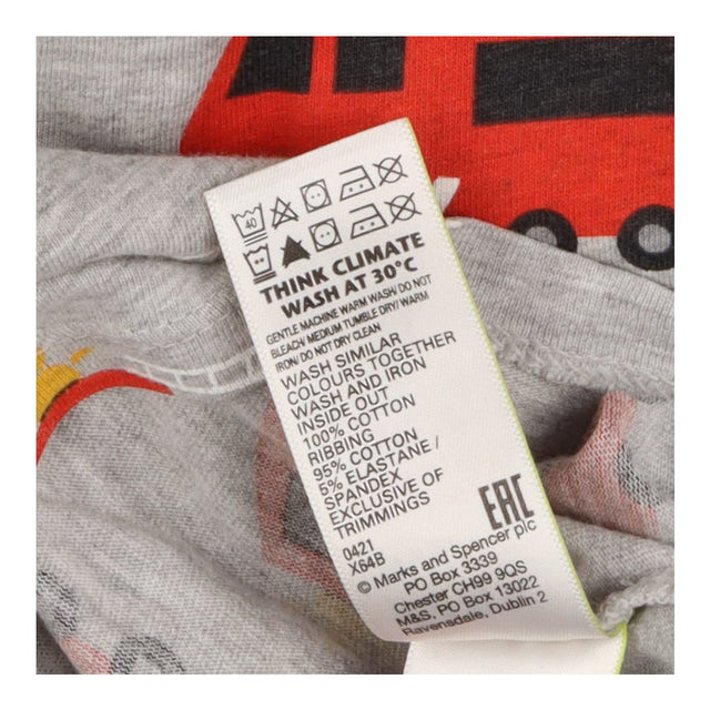 Pyjamas Grey Fire Trucks